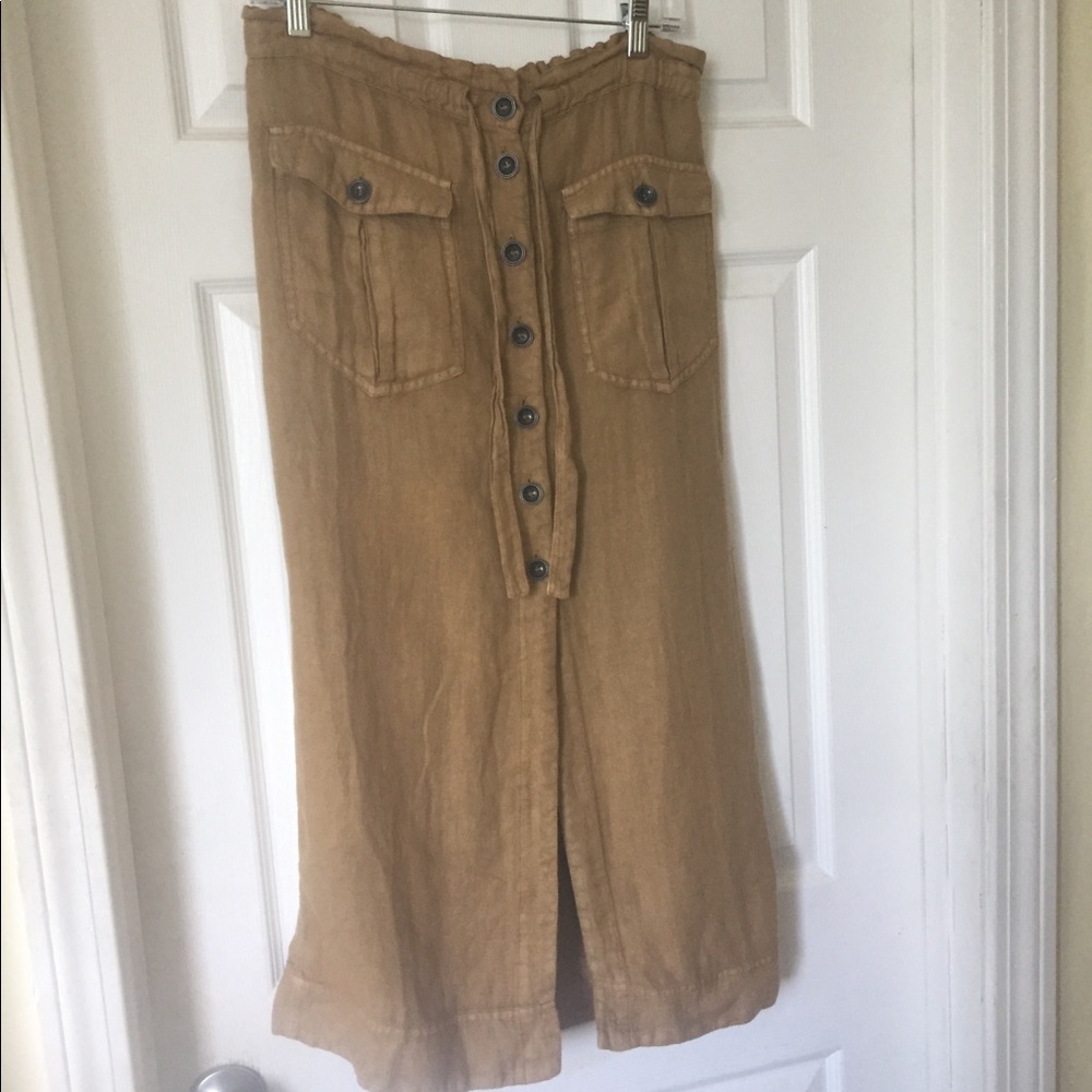 Free People 100%linen shirt size Small